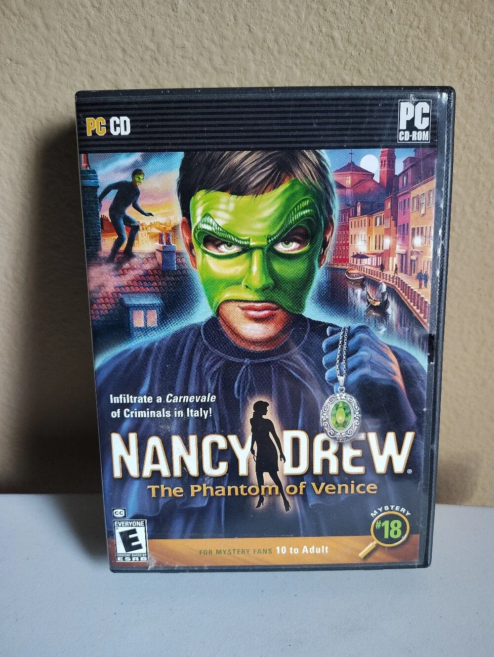 Nancy Drew Lot Of 2 PC Games-Phantom Of Venice -Shadow At The Water's Edge -Used